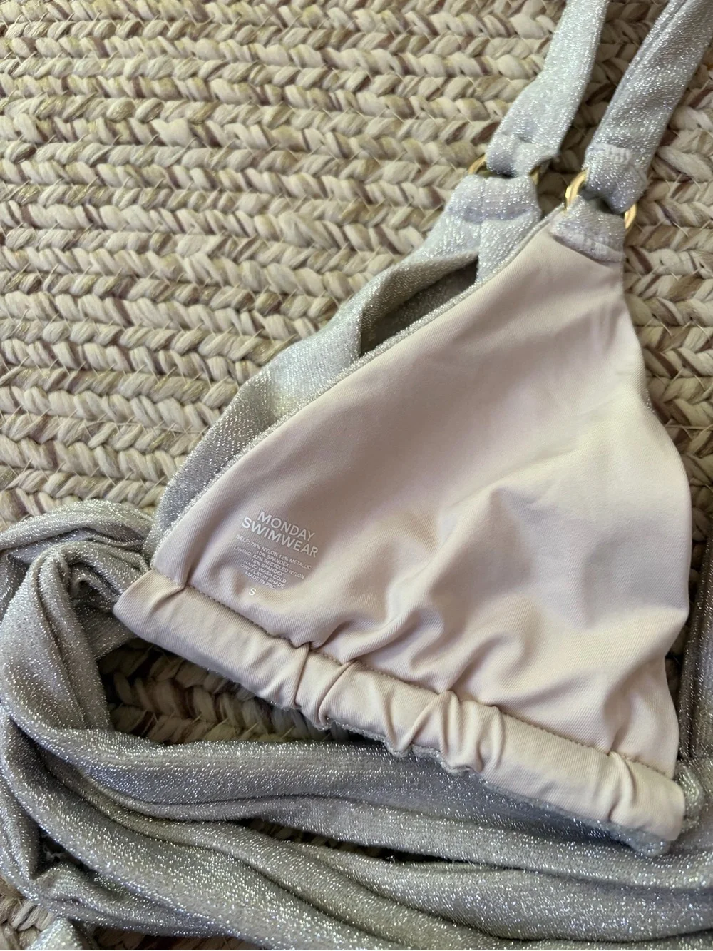 NWOT Monday Swimwear shimmer bikini